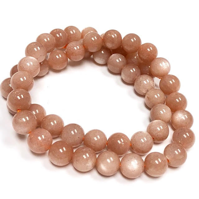 Peach Moonstone Beads