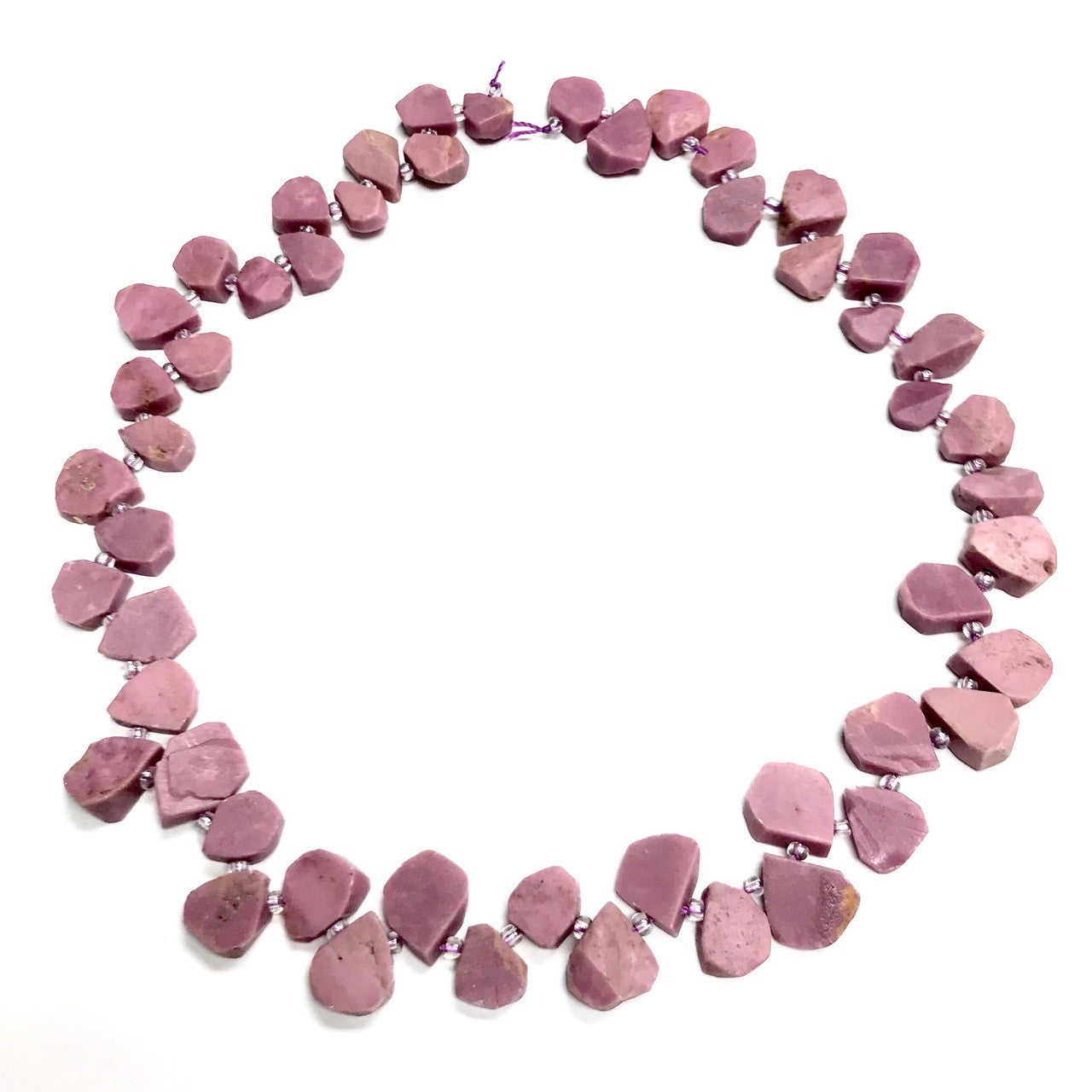 Matte Finish Free Form Phosphosiderite Teardrop Beads