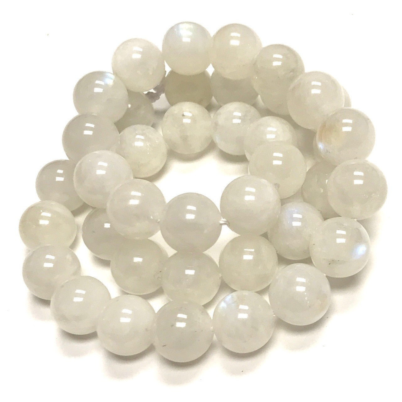 Highly Polished Moonstone Round Beads-10mm