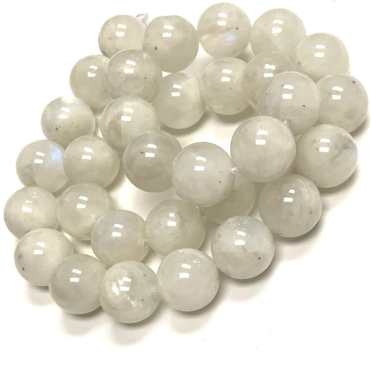 Highly Polished Moonstone Round Beads-12mm