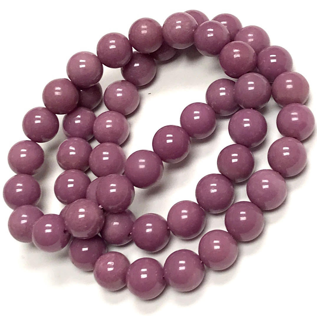 RARE-AAA Grade Phosphosiderite Round Beads-8mm