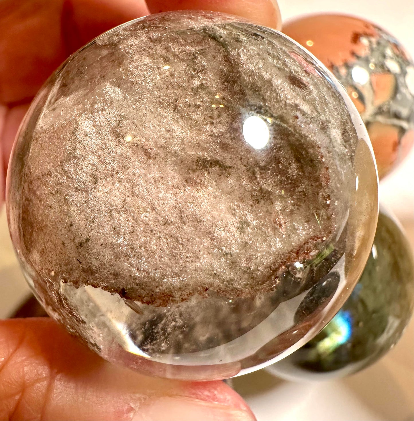 Wholesale Sphere Collection Lot – 8 Assorted Crystal Spheres – 1.178 Kilos Total – WHOLE08