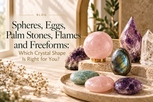 Spheres, Eggs, Palm Stones, Flames and Freeforms: Which Crystal Shape Is Right for You?