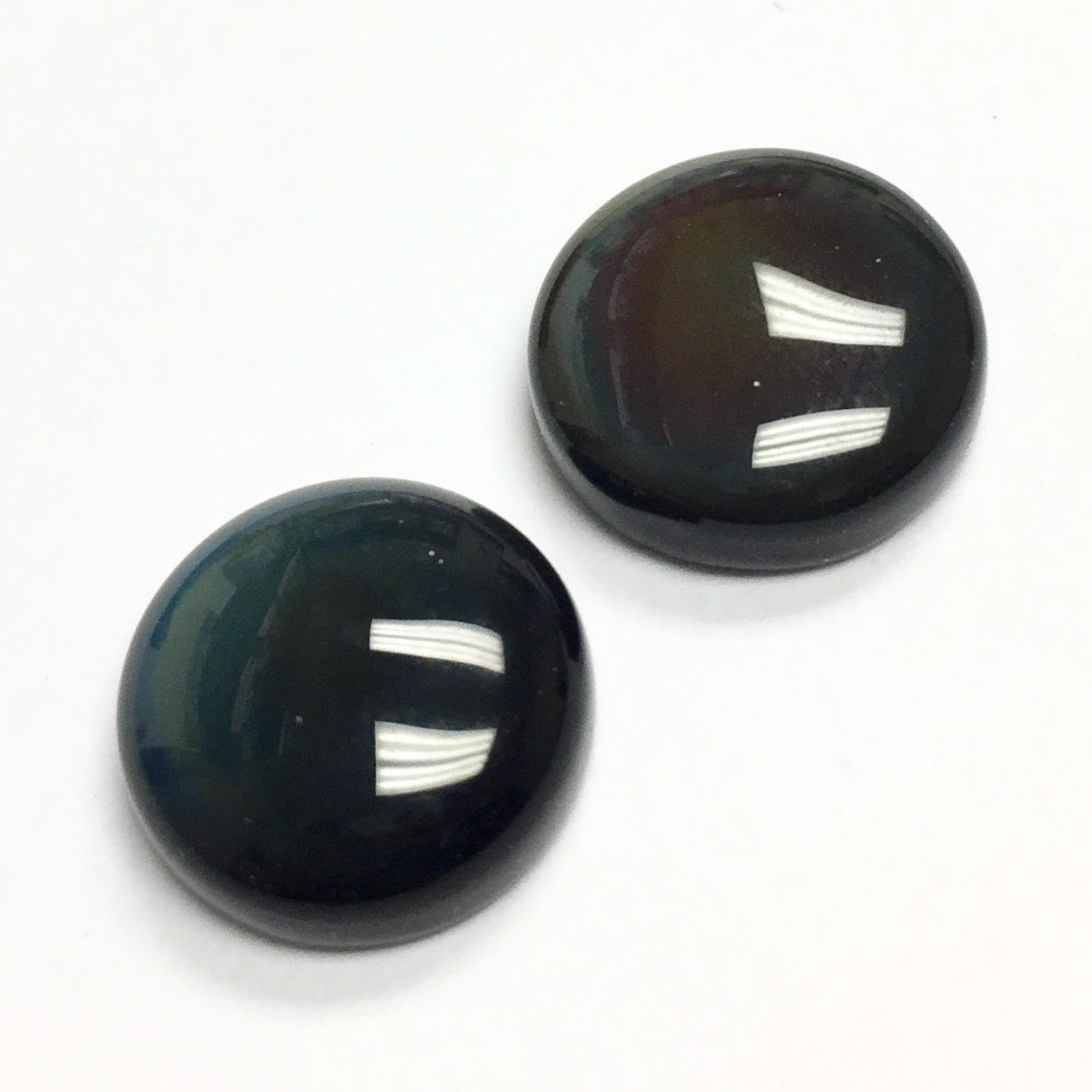 Rainbow Obsidian Cabochons 12mm