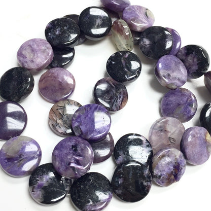 Highly Polished Charoite Dimes