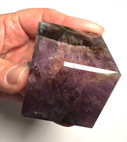 44mm Super 7 Cube - Corner-Cut, Dual-Display Specimen NC7722