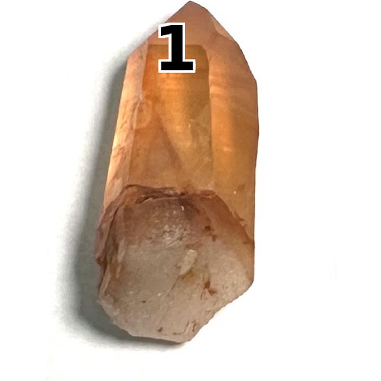 Mini Tangerine Quartz Points – Brazil | Pocket Size | ~1.5 inches- NC7731`