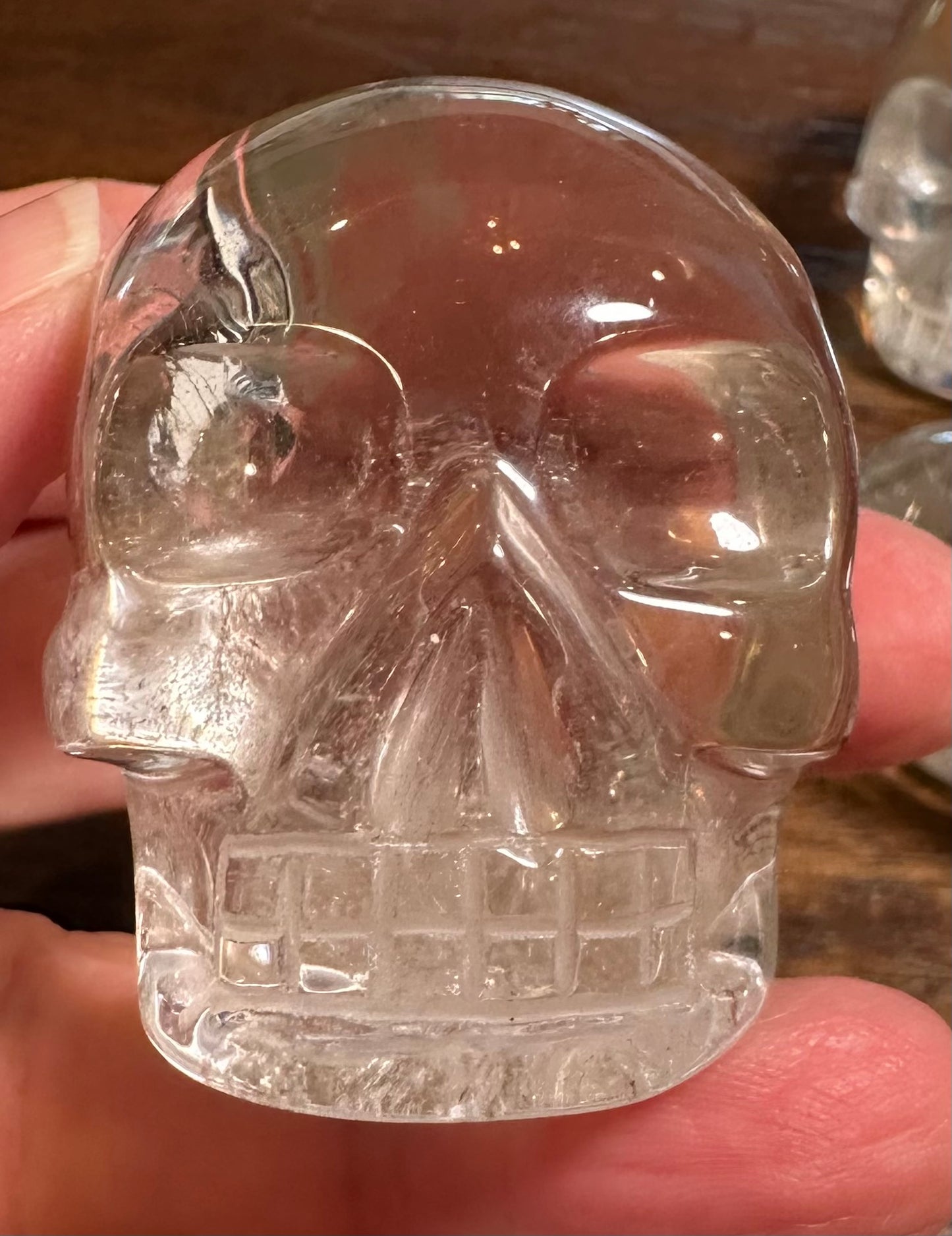 Master-Carved Lemurian Quartz Crystal Skull #NC7894