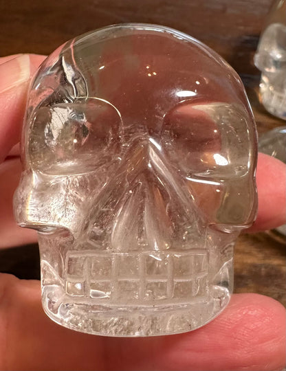 Master-Carved Lemurian Quartz Crystal Skull #NC7894