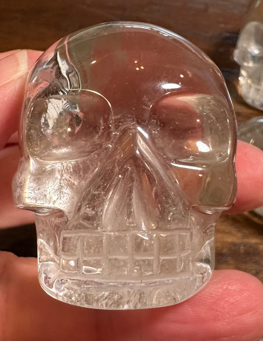 Master-Carved Lemurian Quartz Crystal Skull #NC7894