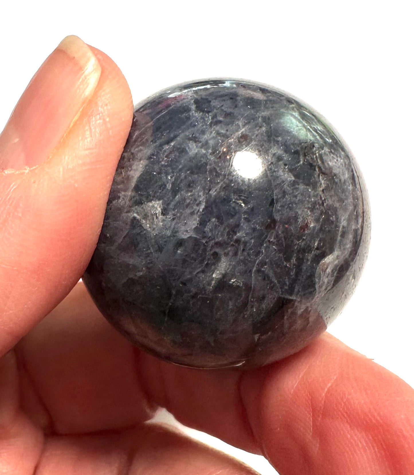 High Quality Iolite Sphere • 32mm - NC7820