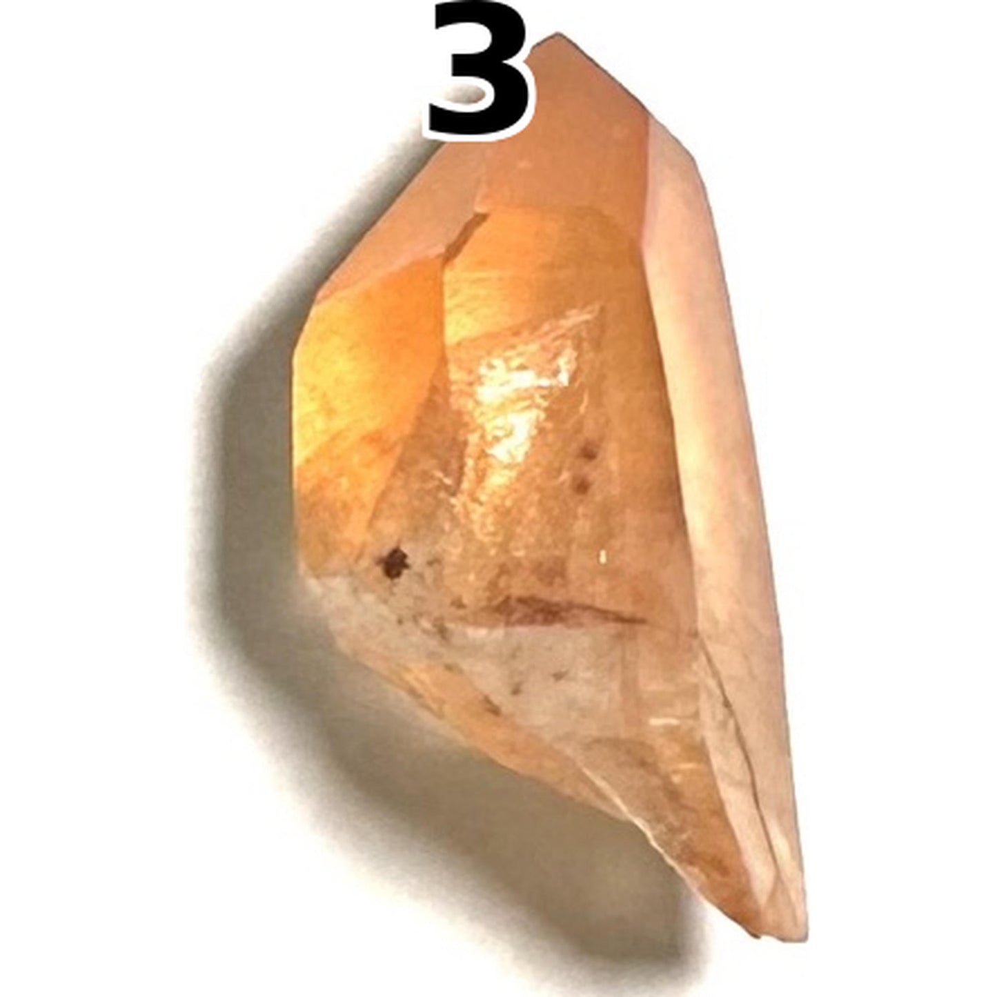 Mini Tangerine Quartz Points – Brazil | Pocket Size | ~1.5 inches- NC7731`