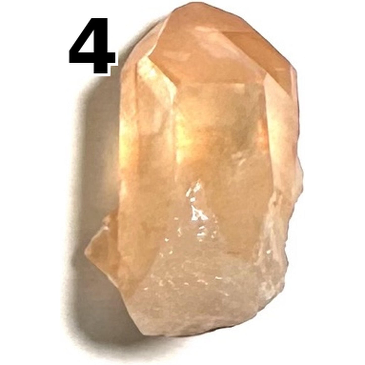 Mini Tangerine Quartz Points – Brazil | Pocket Size | ~1.5 inches- NC7731`