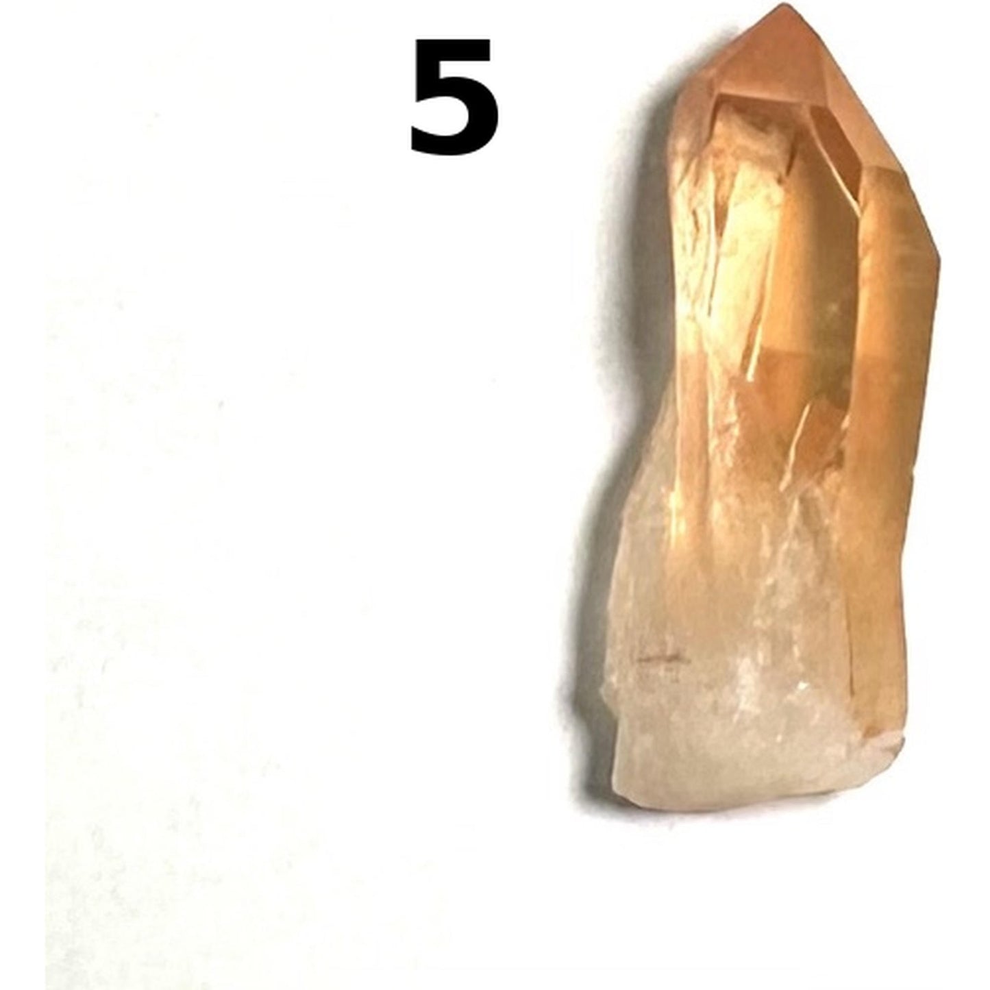 Mini Tangerine Quartz Points – Brazil | Pocket Size | ~1.5 inches- NC7731`