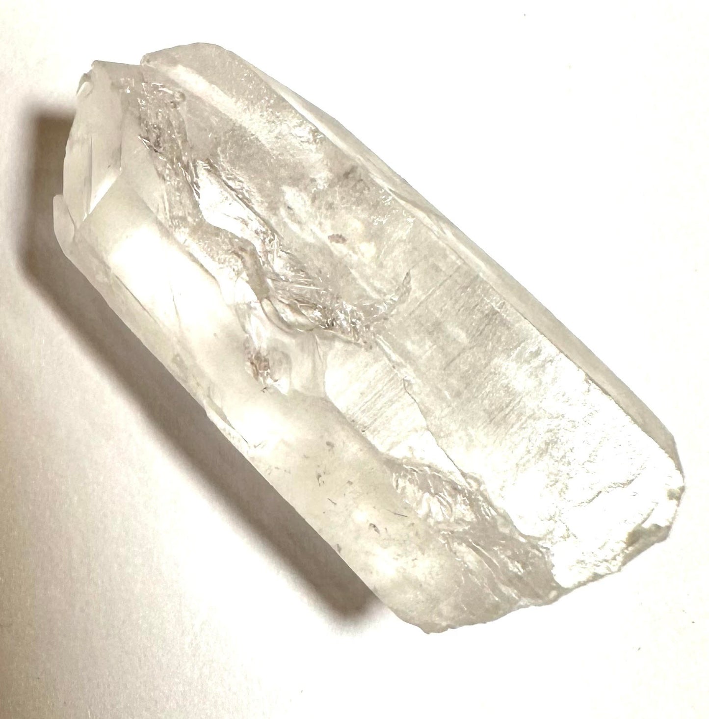 Lightning Strike Quartz Crystal with Dual Termination  1¼" x ¾" - #NC7911