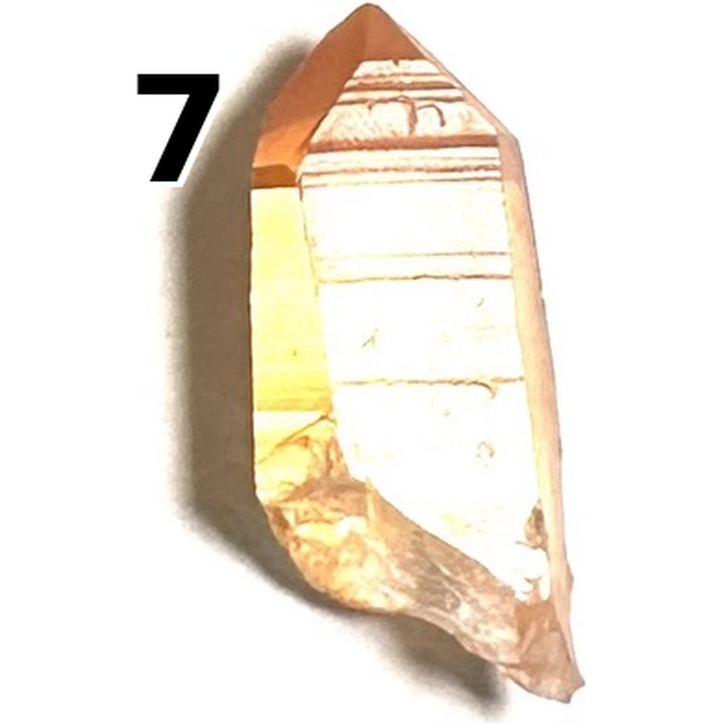 Mini Tangerine Quartz Points – Brazil | Pocket Size | ~1.5 inches- NC7731`