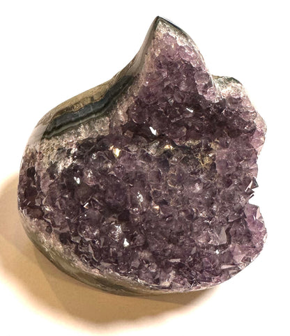 Fancy Uruguayan Amethyst Flame 2.5" W x 2.75"- D  #NC7898