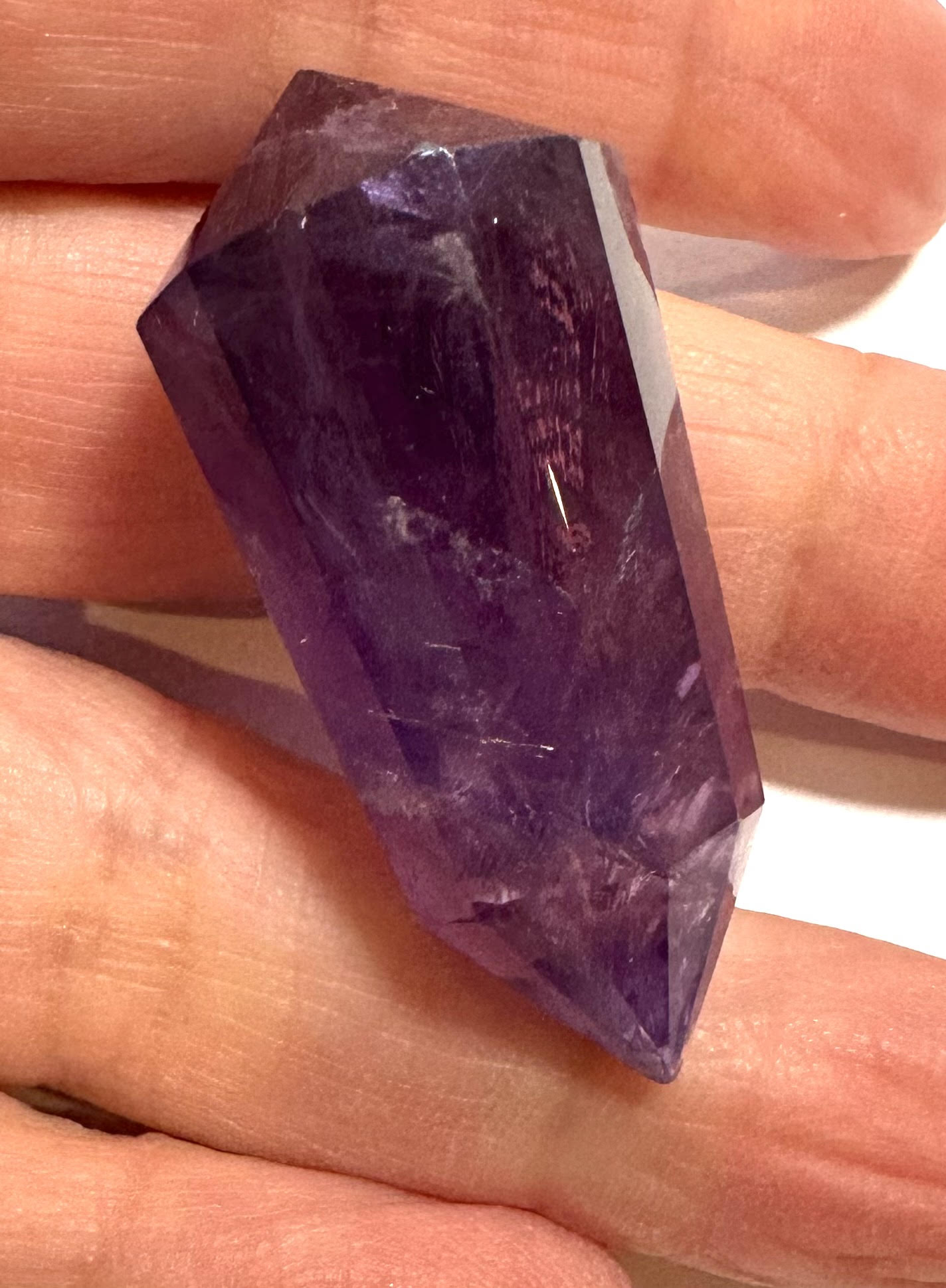 Amethyst 12 sided Pocket Vogel 21mm x 1.75" NC7353