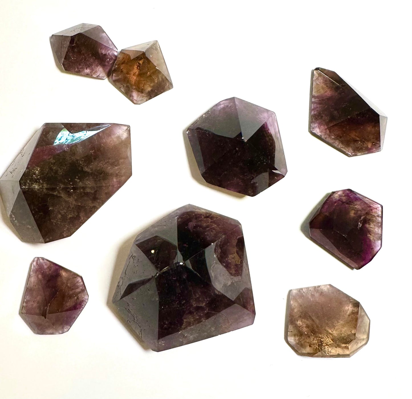 Wholesale Super 7 Mine Ametrine Parcel – 270g (9 Polished Pieces) - WHOLE 03