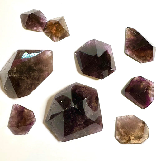 Wholesale Super 7 Mine Ametrine Parcel – 270g (9 Polished Pieces) - WHOLE 03