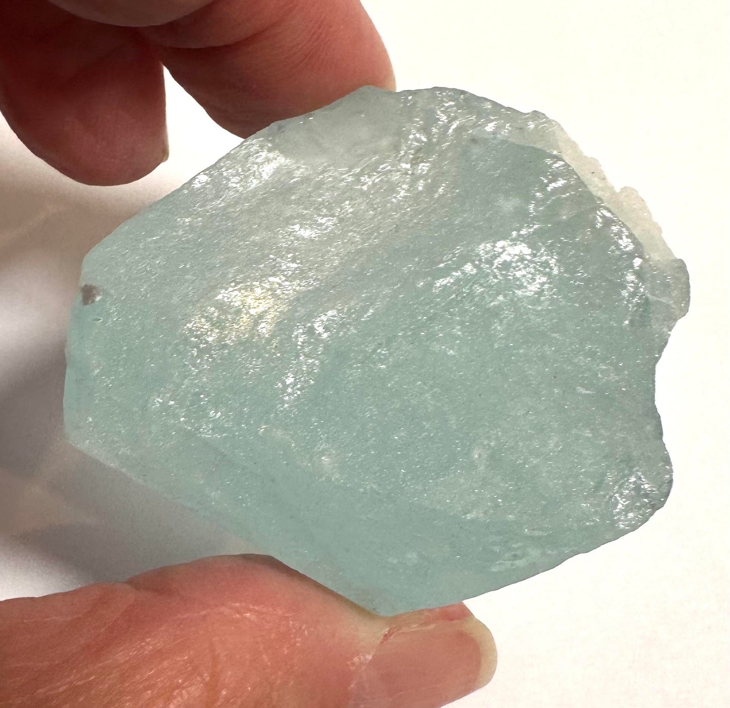 Raw Aquamarine Crystal with Record Keepers Shigar Valley Pakistan #NC7961