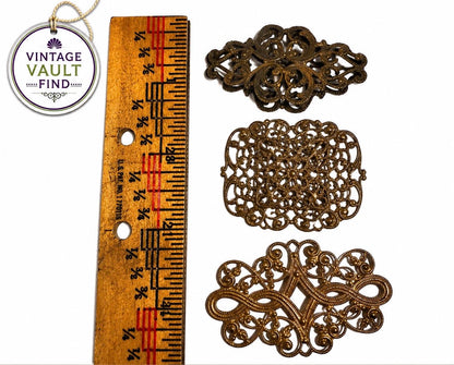 Vintage Brass Filigree One of a Kind Lot #VB555