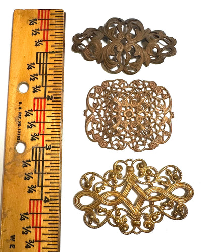 Vintage Brass Filigree One of a Kind Lot #VB555
