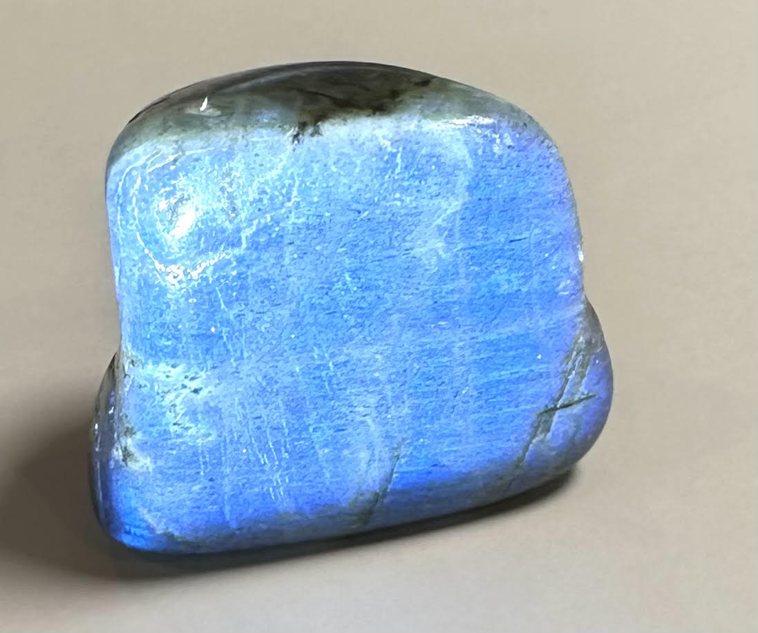 Mini Labradorite Boulder – Electric Blue Flash # NC7864