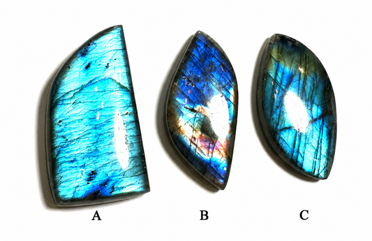 Freeform Blue Labradorite Cabochons – Choice of A, B, or C Item #: SP7867
