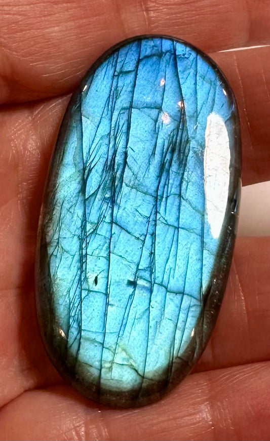 AAA Blue Labradorite Oval Cabochon 25x50mm - #SP7827