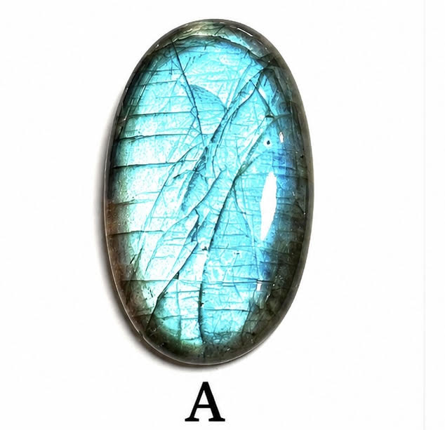 Blue Labradorite Oval Cabochons #SP7866