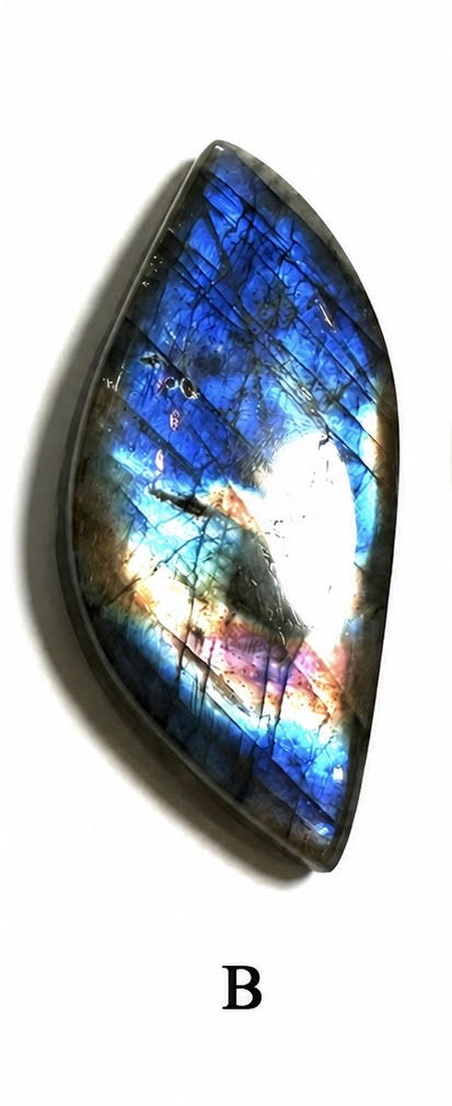 Freeform Blue Labradorite Cabochons – Choice of A, B, or C Item #: SP7867