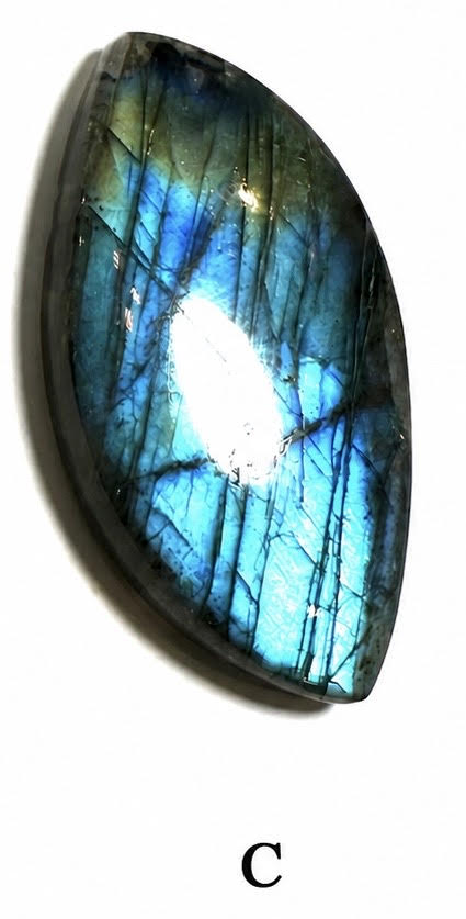 Freeform Blue Labradorite Cabochons – Choice of A, B, or C Item #: SP7867