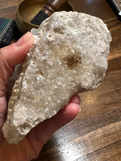 Brazilian Quartz Crystal Cluster with Sparkle, Phantoms and Rainbows #NC7965