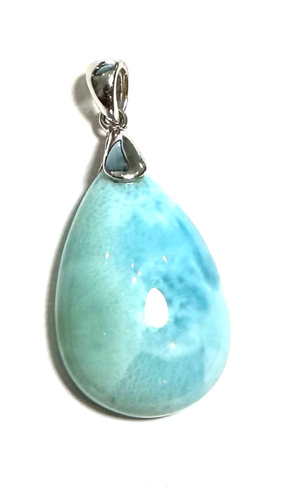 Larimar Pendant for Sterling Silver Drop Bail NC7716