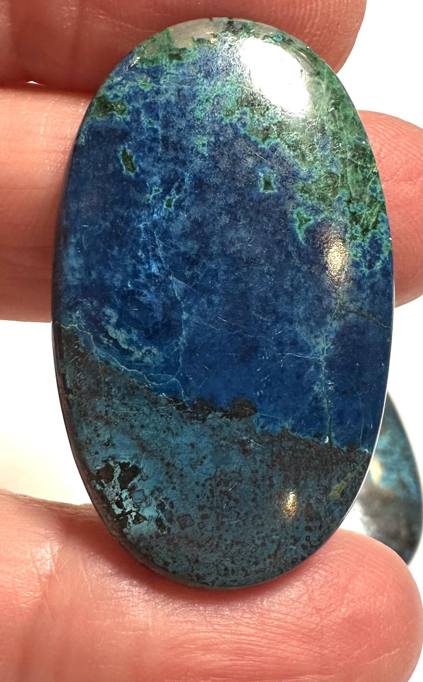 Azurite and Chrysocolla Cabochons SP7829 A-D