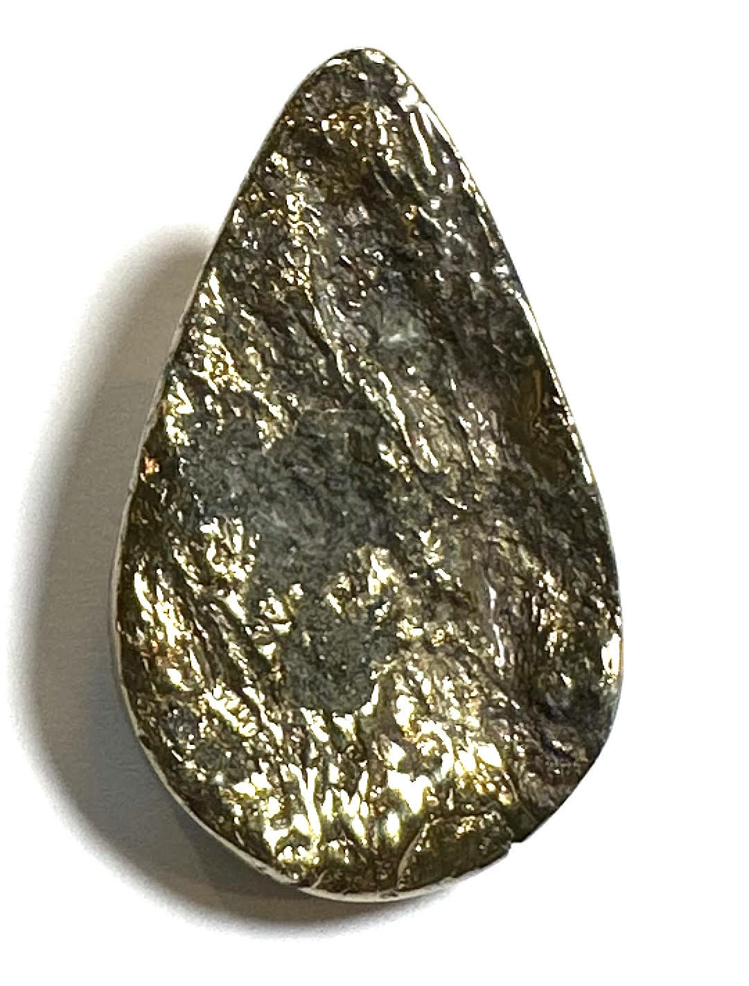 Chalcopyrite Teardrop Cabochon 22 x 36mm – SP7889