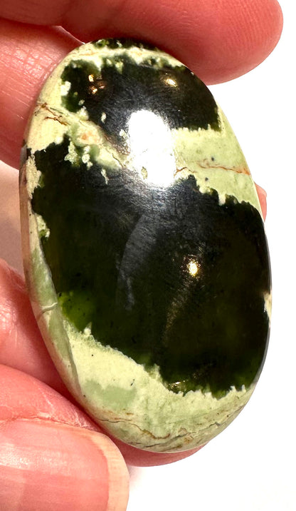 Chrome Chalcedony Oval Cabochon – 27 x 45mm, 6mm Thick – SP7895