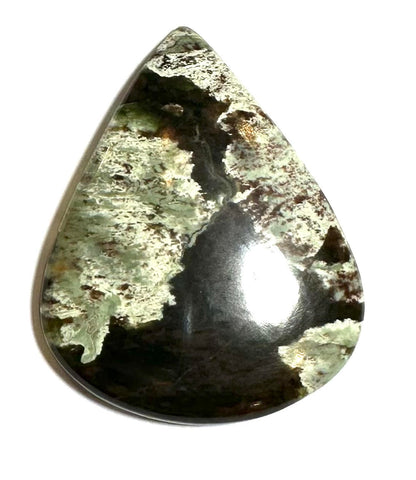 Chrome Chalcedony Teardrop Cabochon – 33 x 42 x 5mm – SP7897