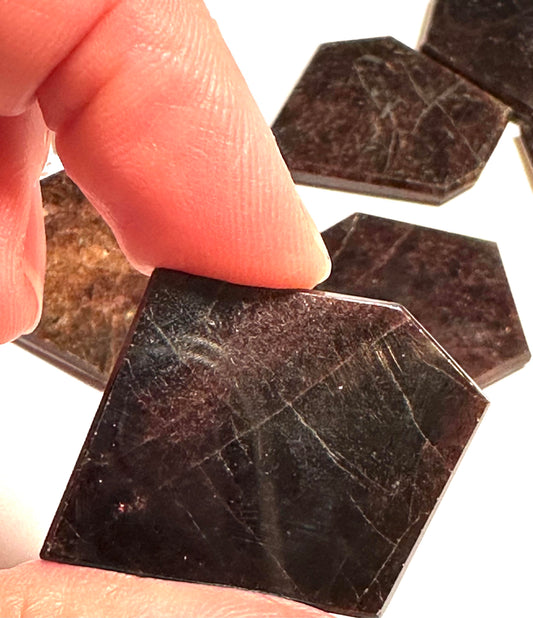 Mini Natural Garnet Slabs – Intuitively Selected  NC7956