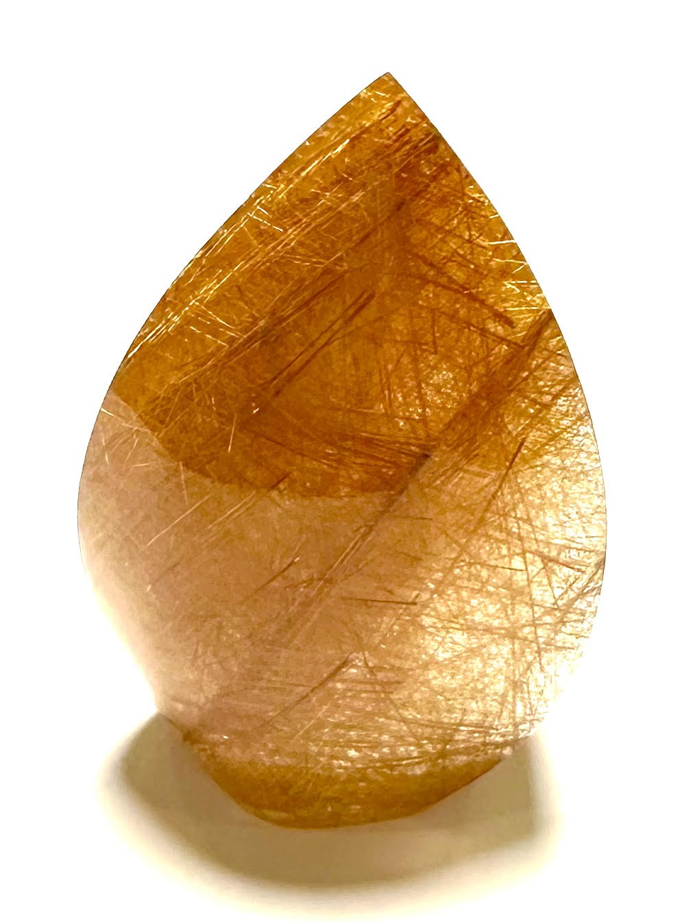 Collector Grade Golden Rutilated Quartz Flame Master Carved by Ney #NC7953
