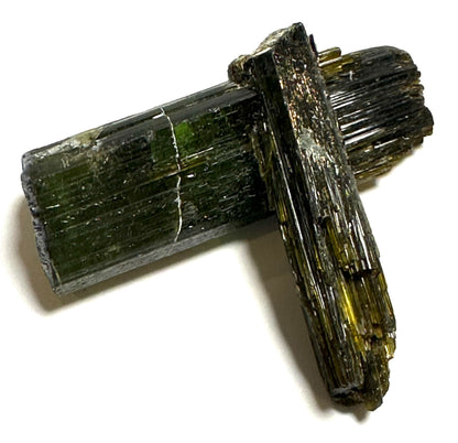 Natural Collector Grade Intersecting Green Tourmaline Crystal from Brazil #NC7937