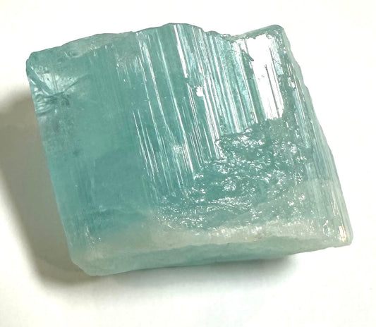 Raw Aquamarine Crystal with Self-Healed Growth Shigar Valley Pakistan #NC7962