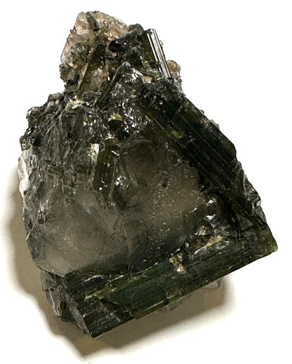 Natural Collector Grade Green Tourmaline in Quartz Crystal from Brazil #NC7936