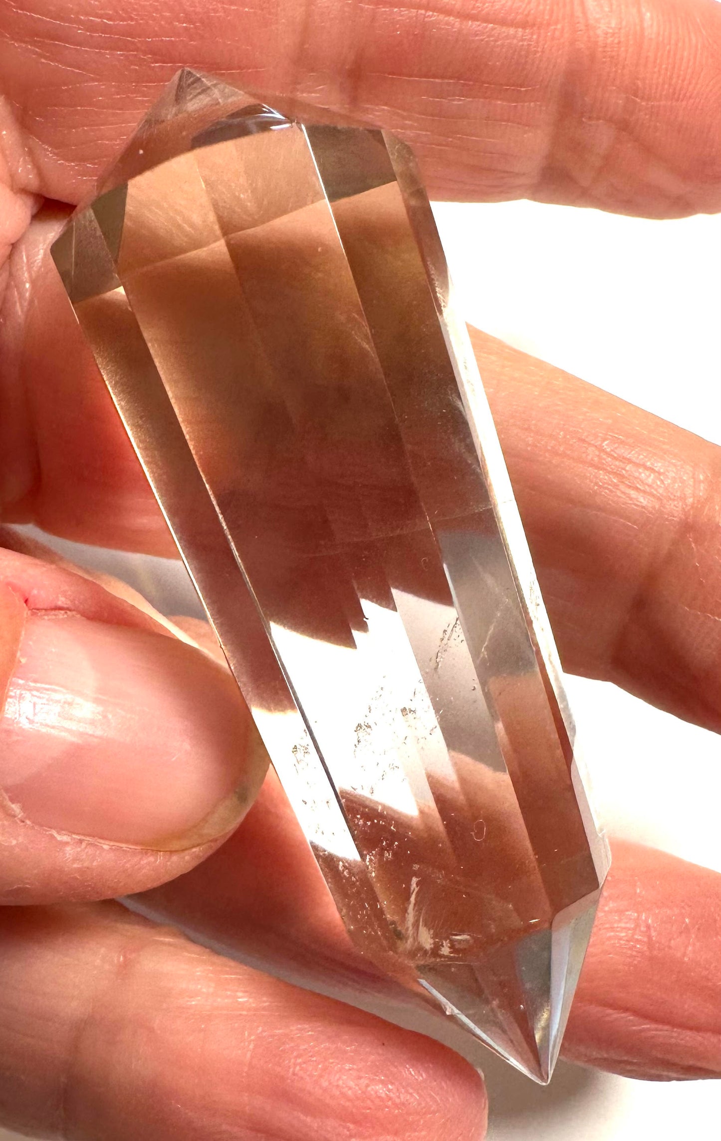 Lemurian Quartz 12-Sided Vogel Crystal Wand – 2.25” x 20mm | NC7355