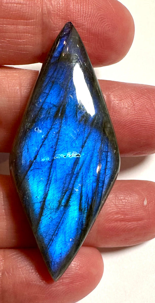 AAA Midnight Blue Labradorite Diamond Cabochon 22 x 52mm - SP7828