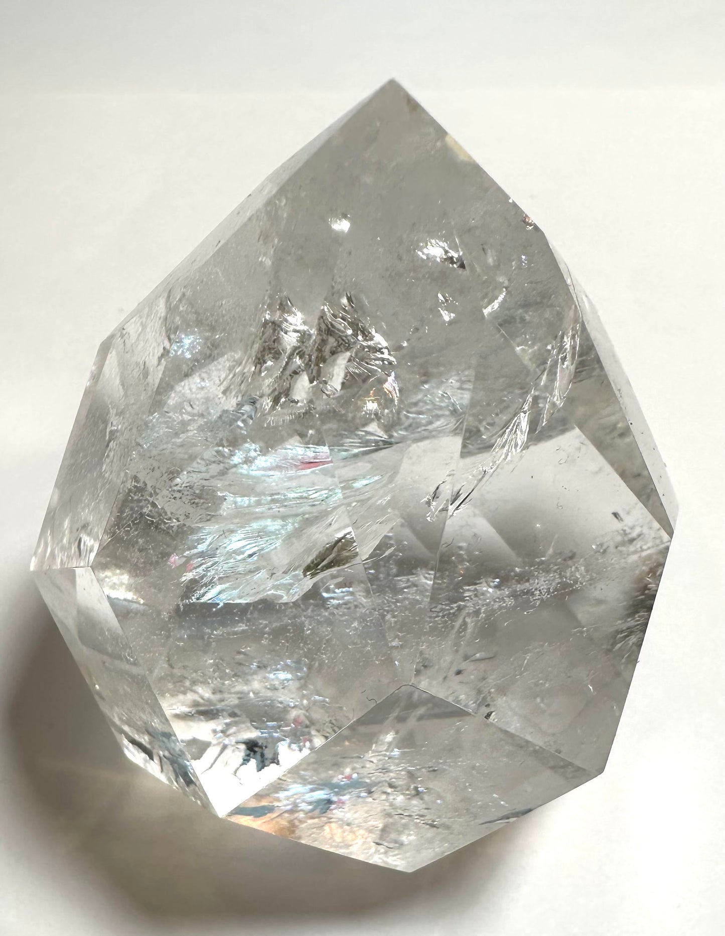 Faceted Crystal Teardrop Towers Deal – Brazilian Quartz Parcel – 824g (9 Pieces) - WHOLE 05