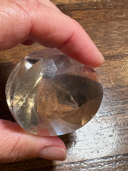 Faceted Lemurian Jewel from Brazil 2" x 1 1/2" #NC7958