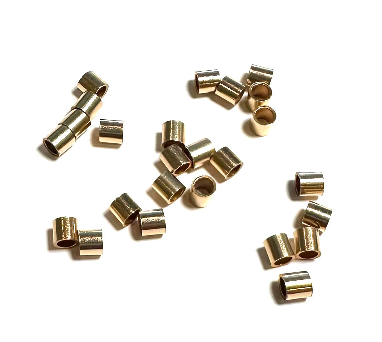 Gold-Filled 3mm Crimp Tube Beads - #16975
