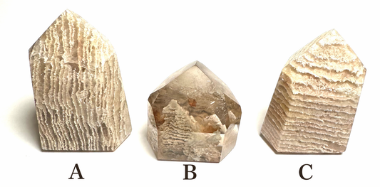Thousand Layer Garden Quartz Towers (Lodalite) – Brazil Item #NC7807 A, B & C